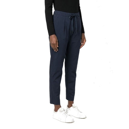 Herno Pantaloni Casual Blu in Elastan