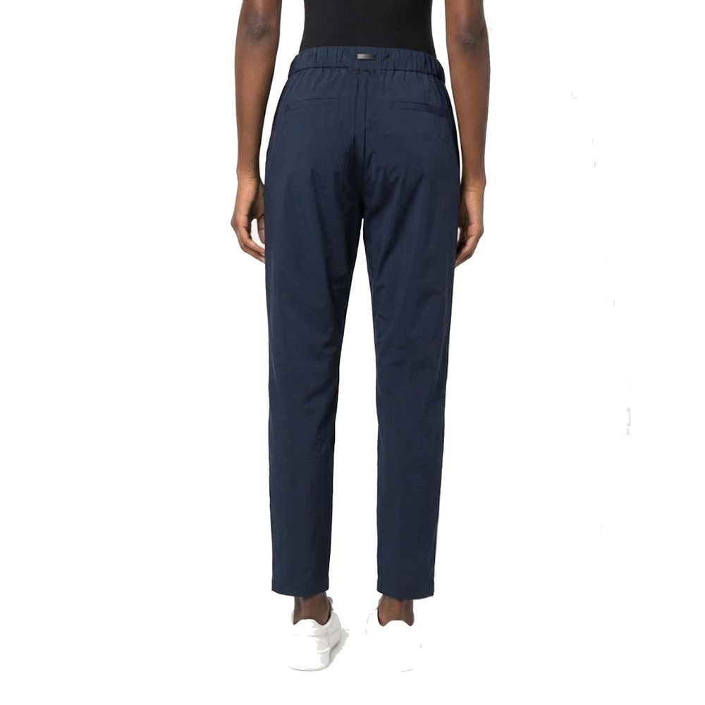 Herno Pantaloni Casual Blu in Elastan