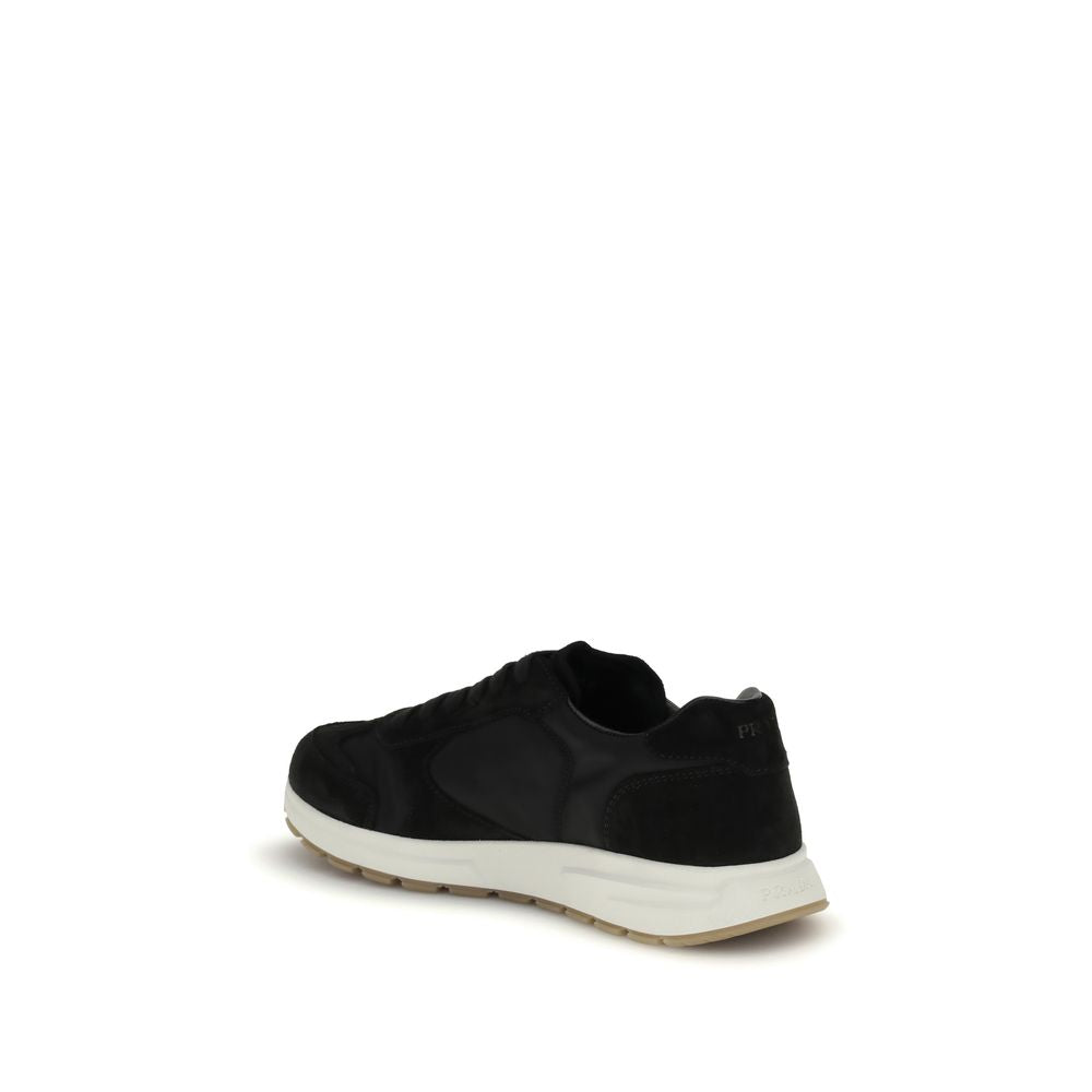 Sneakers sportive Prada in poliammide riciclata nera