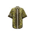Camicia a maniche corte Alemais in canapa multicolore