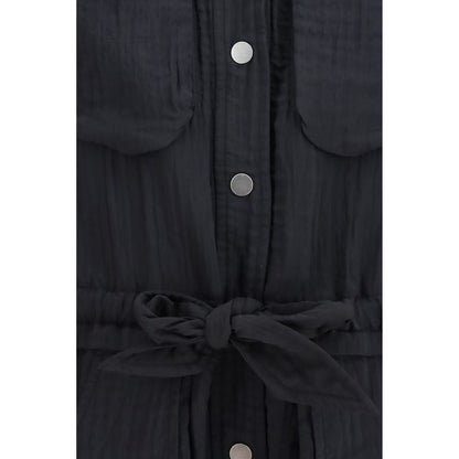 Combinaison en viscose noire Isabel Marant Étoile