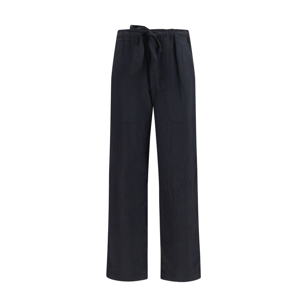 Pantalon décontracté en viscose noire Isabel Marant Étoile