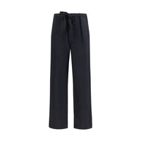 Pantalon décontracté en viscose noire Isabel Marant Étoile