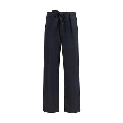 Pantalon décontracté en viscose noire Isabel Marant Étoile