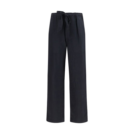 Isabel Marant Étoile Pantaloni Casual Neri in Viscosa