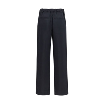 Pantalon décontracté en viscose noire Isabel Marant Étoile