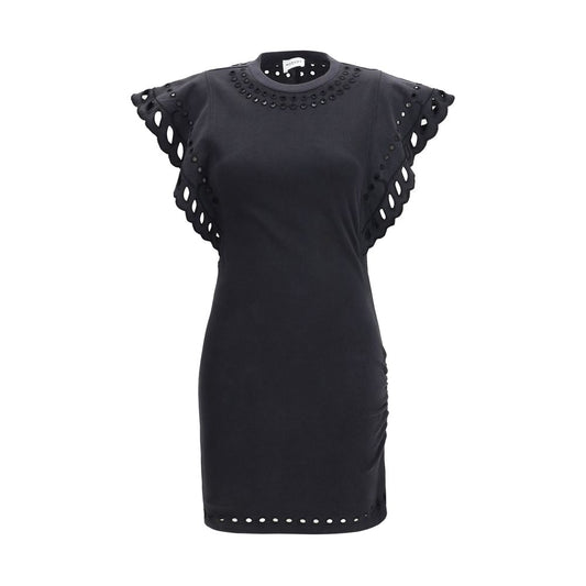 Isabel Marant Étoile Vestito Casual Nero in Cotone