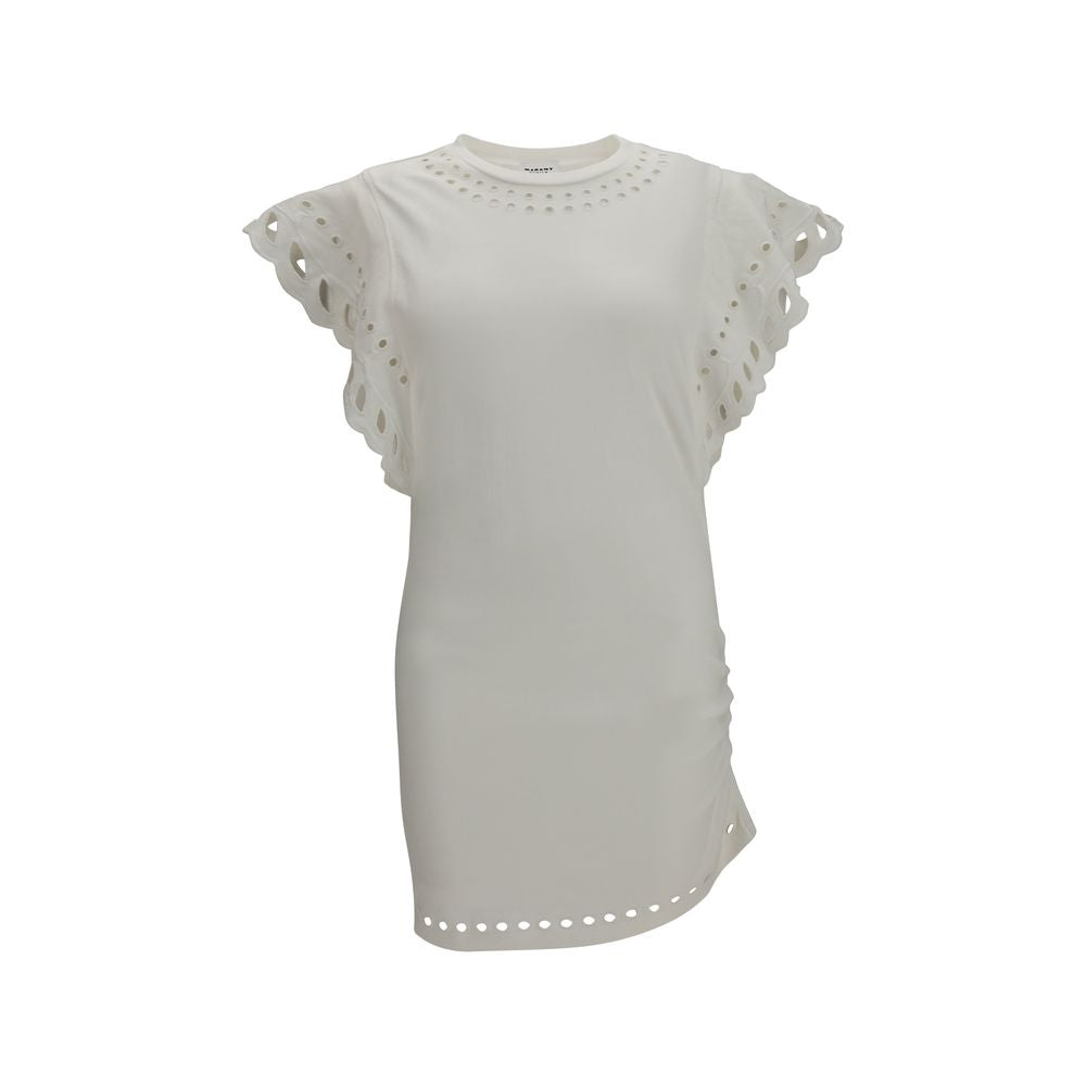 Abito casual in cotone bianco Isabel Marant Étoile