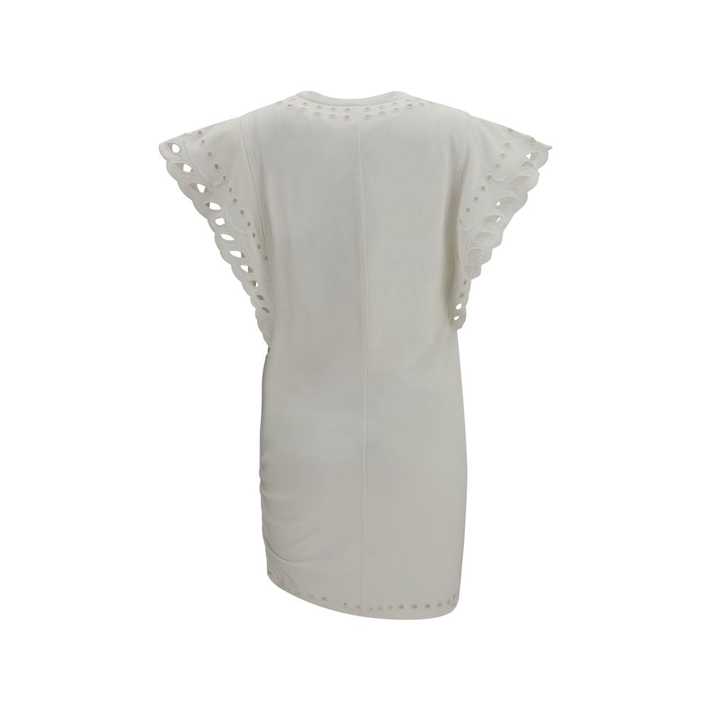 Abito casual in cotone bianco Isabel Marant Étoile