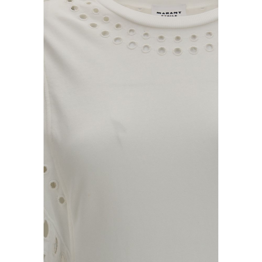 Abito casual in cotone bianco Isabel Marant Étoile