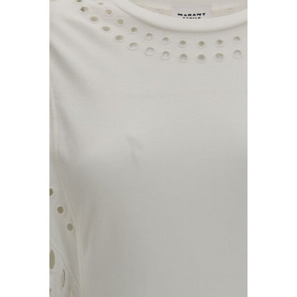 Abito casual in cotone bianco Isabel Marant Étoile