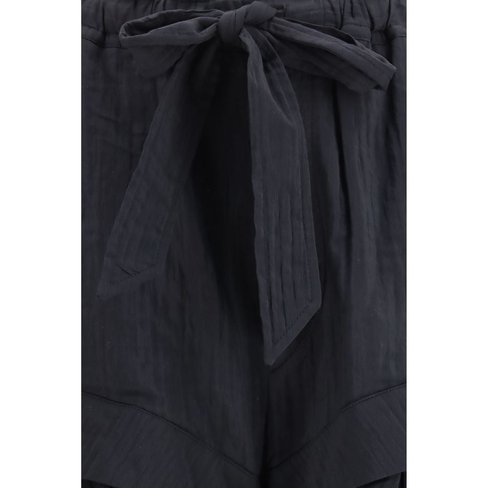 Isabel Marant Étoile Bermuda Neri In Viscosa