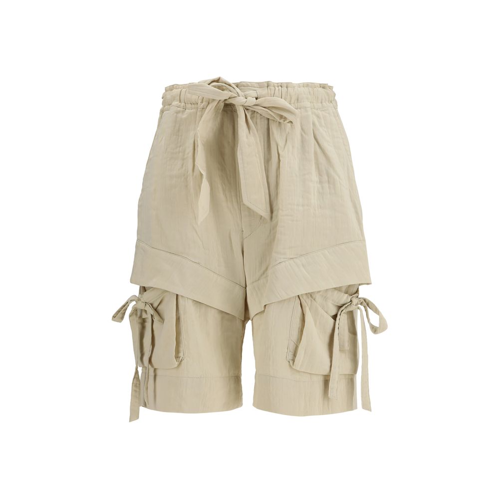 Shorts Bermuda Isabel Marant Étoile in viscosa beige