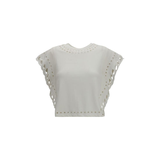 T-Shirt Isabel Marant Étoile Bianca in Cotone