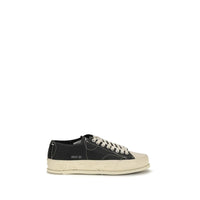 Sneakers basse Premiata in pelle di vitello nera Bos Taurus