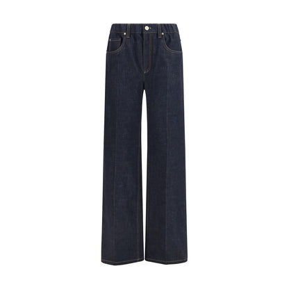Brunello Cucinelli Jeans di Cotone Blu