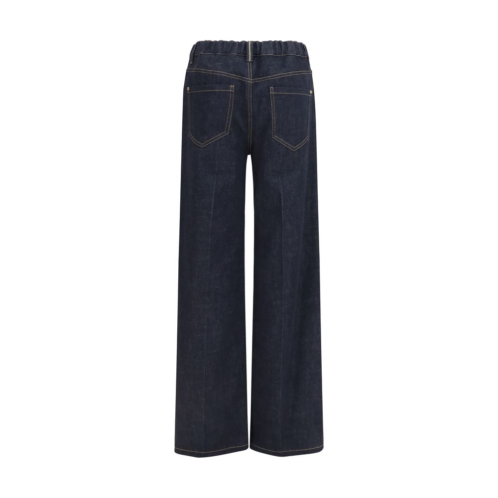Brunello Cucinelli Jeans di Cotone Blu