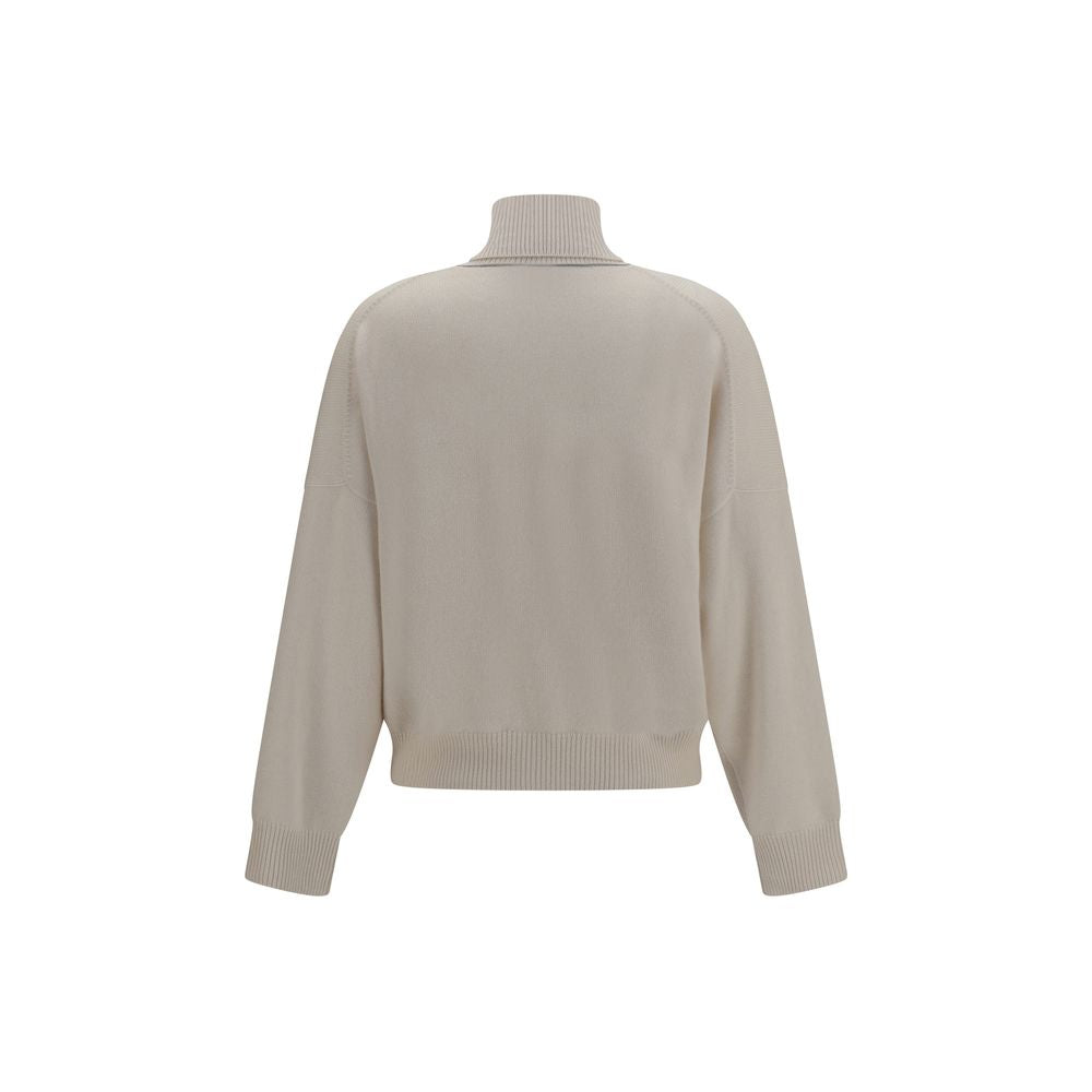 Brunello Cucinelli Maglione Beige in Cashmere