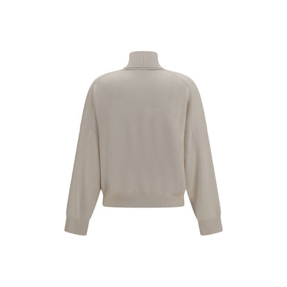Brunello Cucinelli Maglione Beige in Cashmere