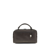 Brunello Cucinelli Borsa a Spalla in Pelle di Vitello Marrone Bos Taurus