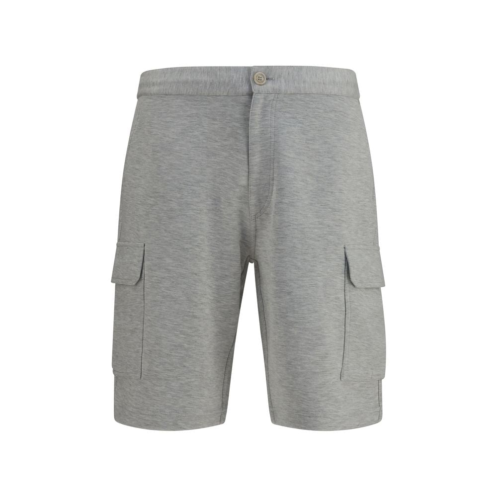 Shorts Bermuda Brunello Cucinelli in cotone grigio