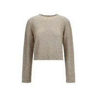 Felpa Brunello Cucinelli in lino beige