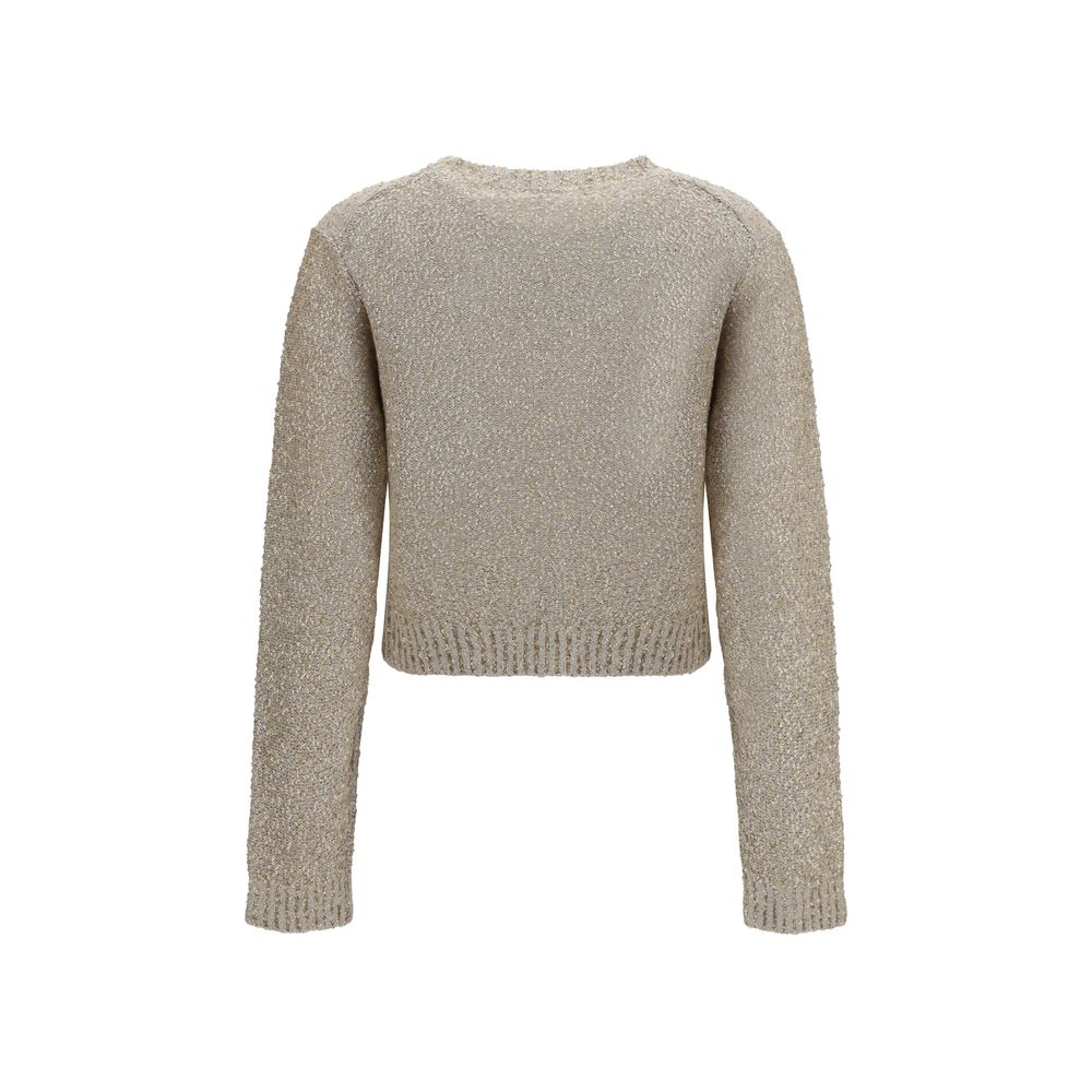 Felpa Brunello Cucinelli in lino beige