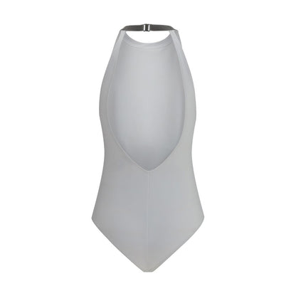Costume da bagno intero Brunello Cucinelli in poliammide bianco