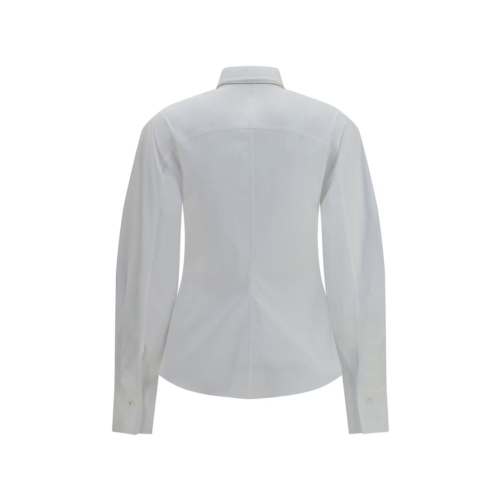Chemise habillée en coton blanc Brunello Cucinelli