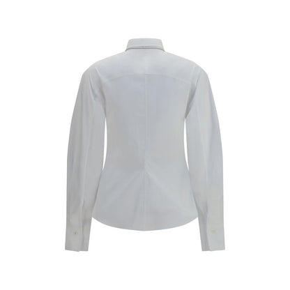 Chemise habillée en coton blanc Brunello Cucinelli
