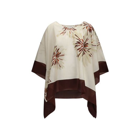 Brunello Cucinelli Camicetta in seta multicolor