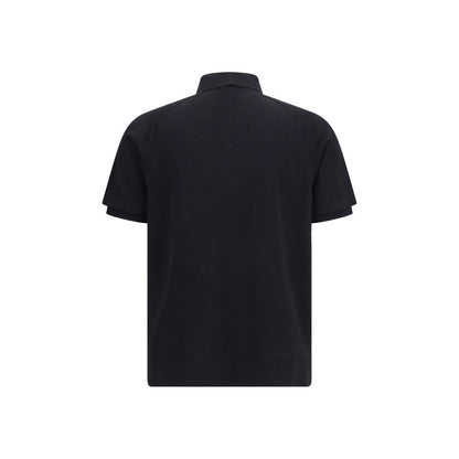 Polo Premiata in cotone nero