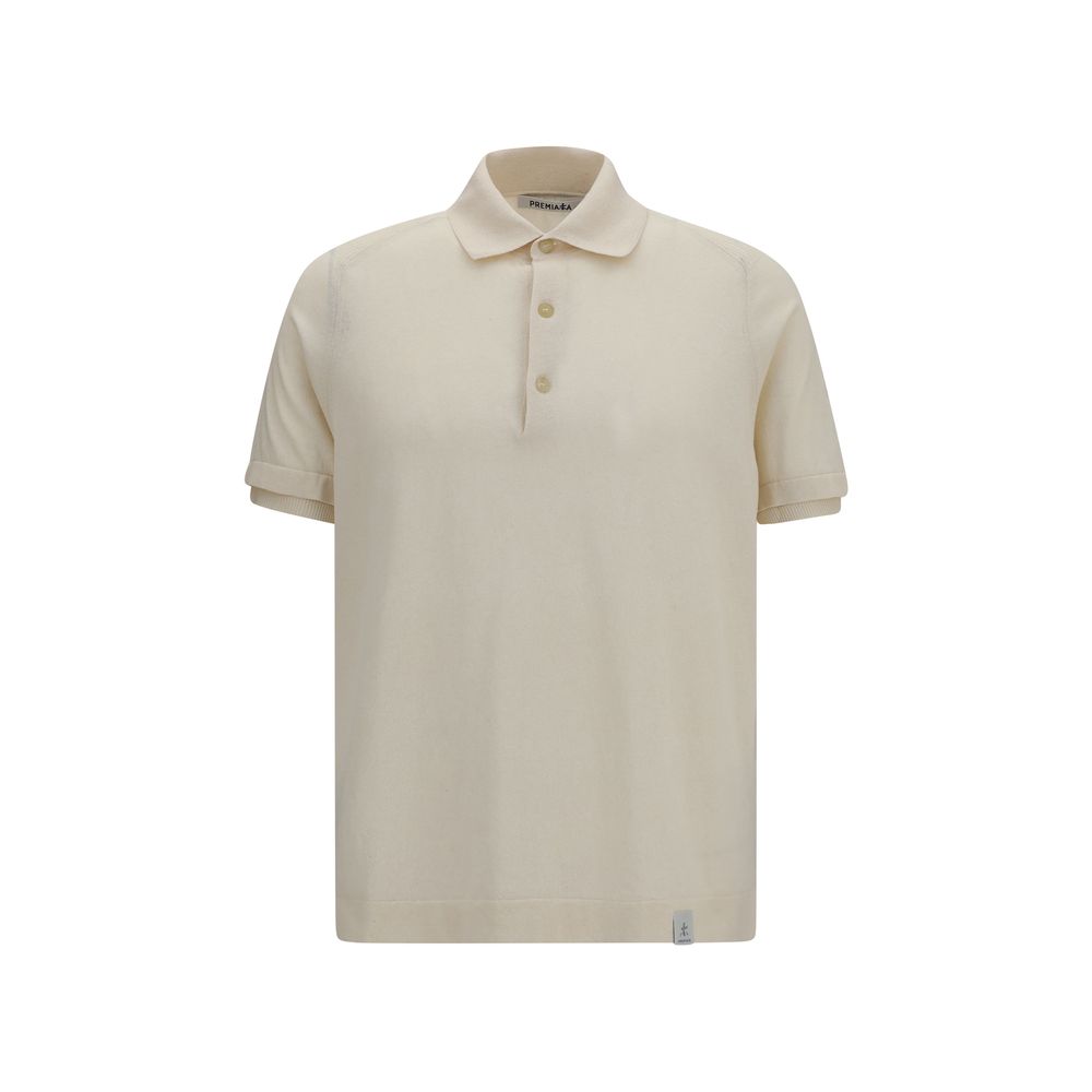 Polo en coton beige Premiata