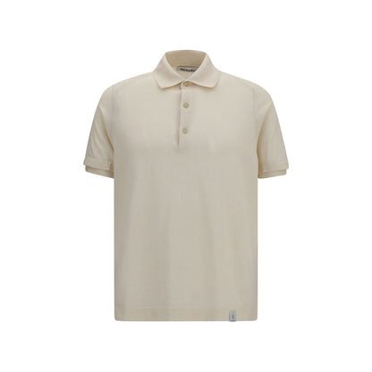 Premiata Beige Cotton Polo Shirt