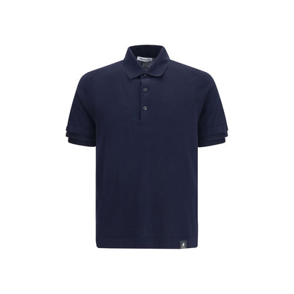 Polo Premiata in cotone blu