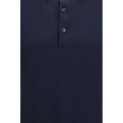 Polo Premiata in cotone blu