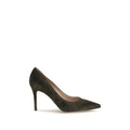 Gianvito Rossi Décolleté Bicolore in Pelle di Vitello Bos Taurus con Tacco Alto