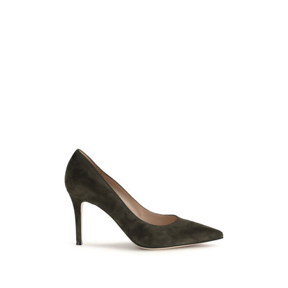 Escarpins à talons hauts bicolores en cuir de veau Bos Taurus Gianvito Rossi