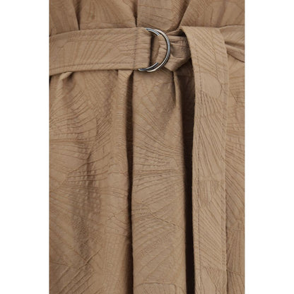 Abito casual Brunello Cucinelli in cotone beige
