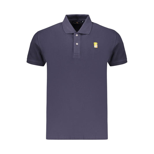 Polo da uomo Marina Militare in cotone blu