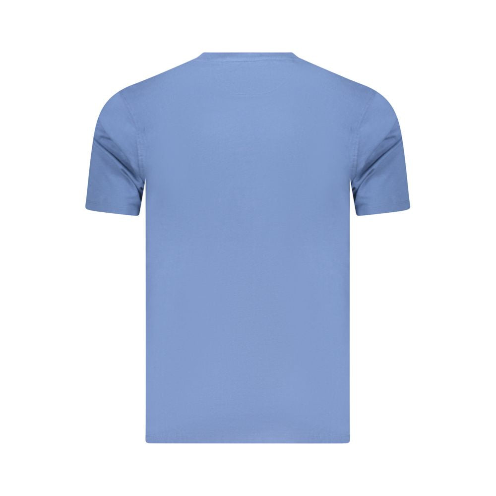 T-shirt pour homme en coton bleu Marina Militare