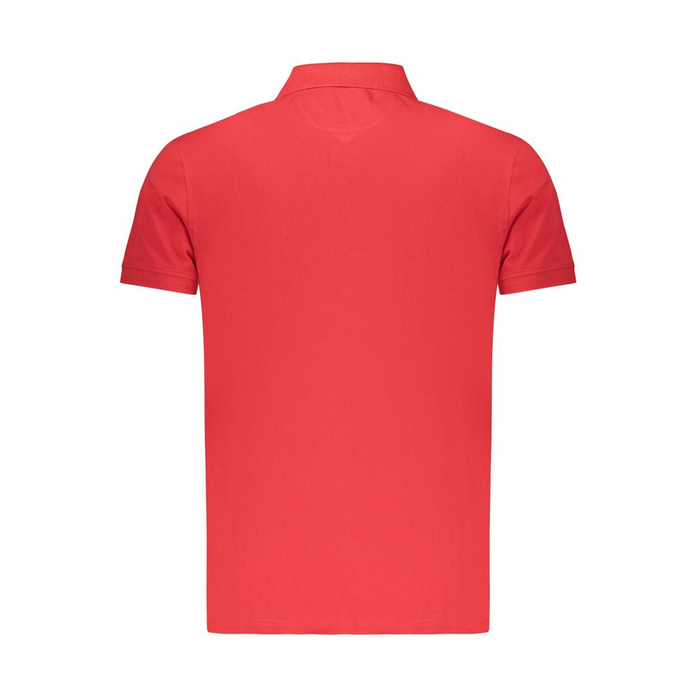 Polo Marina Militare Rosso da Uomo in Cotone
