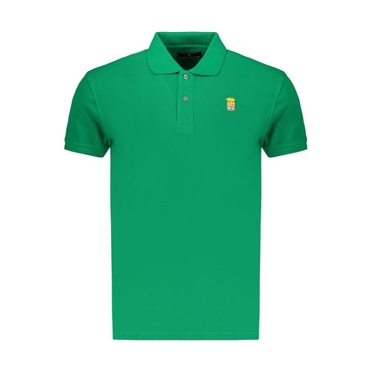 Polo da uomo Marina Militare in cotone verde