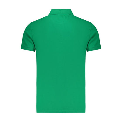 Marina Militare Green Cotton Men's Polo Shirt