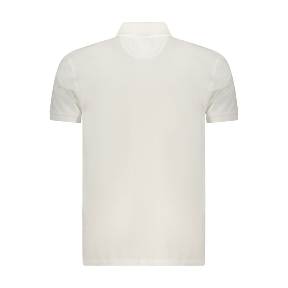 Polo homme en coton blanc Marina Militare