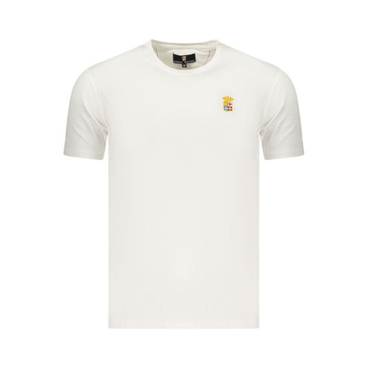T-shirt da uomo in cotone bianco Marina Militare