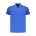 Polo homme en coton bleu Marina Militare