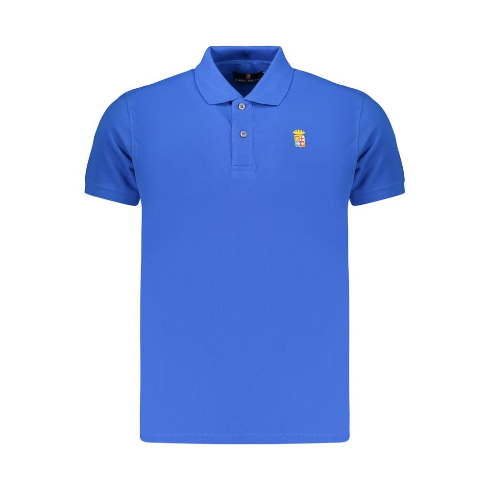 Polo Uomo Marina Militare in Cotone Blu