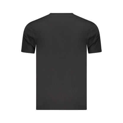 Marina Militare Black Cotton Men's T-Shirt