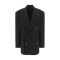 Blazer Balenciaga noir en laine